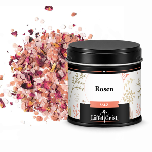 Rosensalz im Reagenzglas
